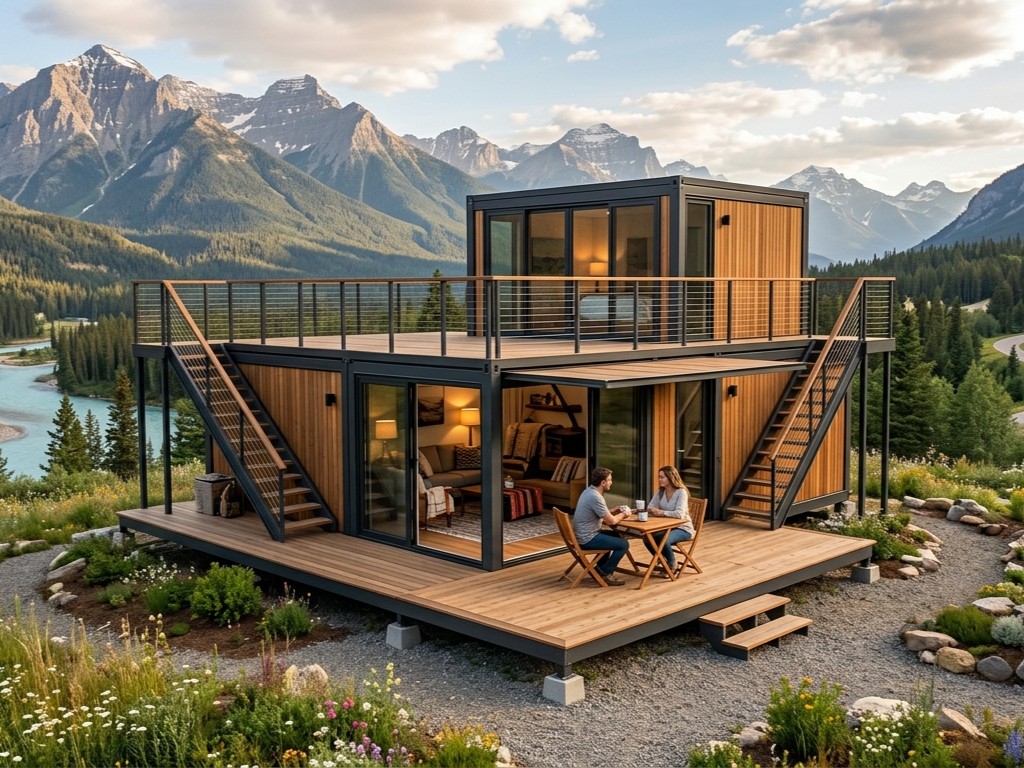 Sustainable Living House - Ecologisch verantwoorde prefab woning met 2