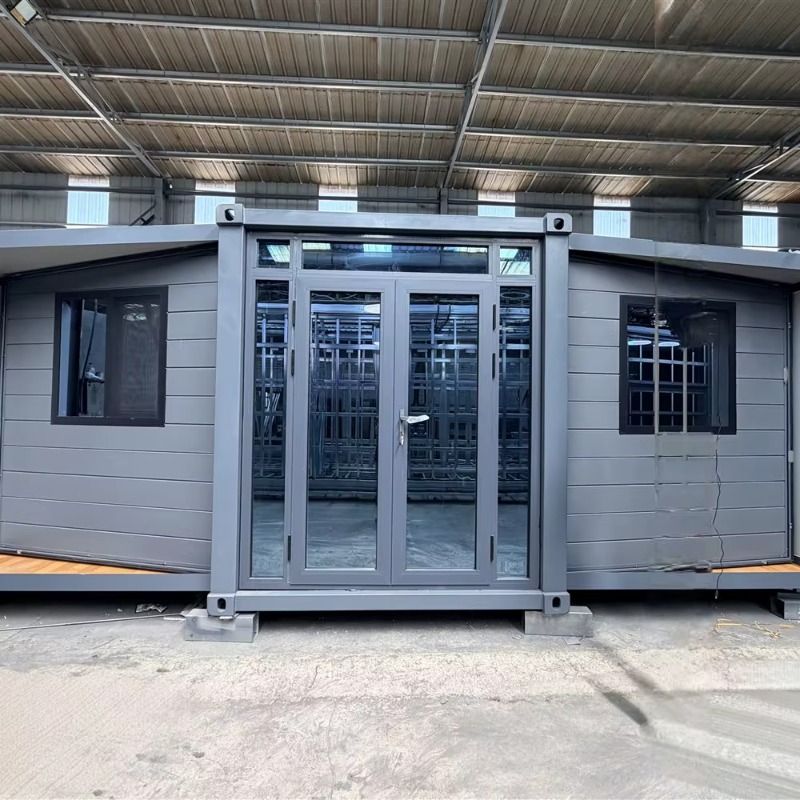 Sustainable Living House - Premium Innovatief 20ft Dubbelvleugelig Uitklapbaar Staal