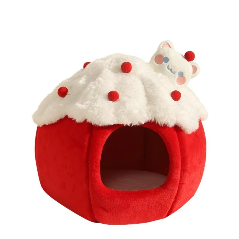 Winterse stijl kattenhol huisj - Sustainable Living House recensie en prijs
