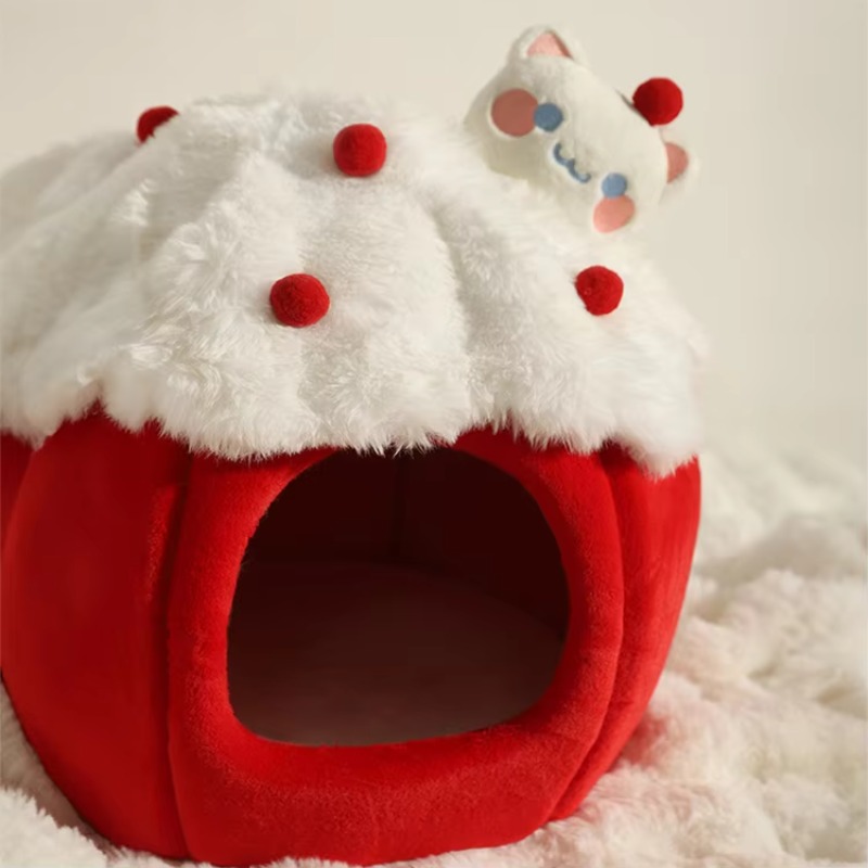 Winterse stijl kattenhol huisj - Sustainable Living House recensie en prijs